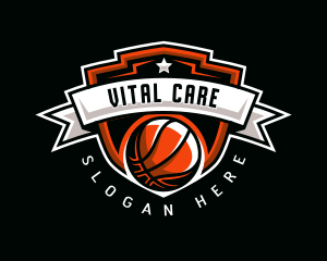 Basketball Hoops Sports logo