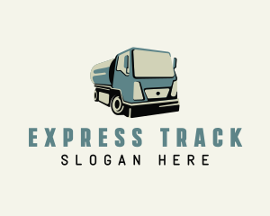 Delivery Truck Courier logo design