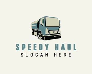 Delivery Truck Courier logo design