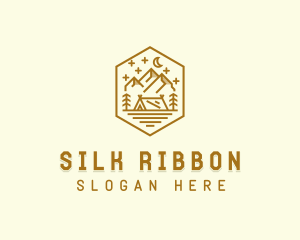 Outdoor Evening Camp Site logo design