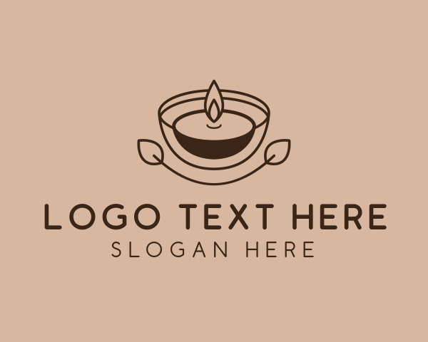 Tea Light logo example 2