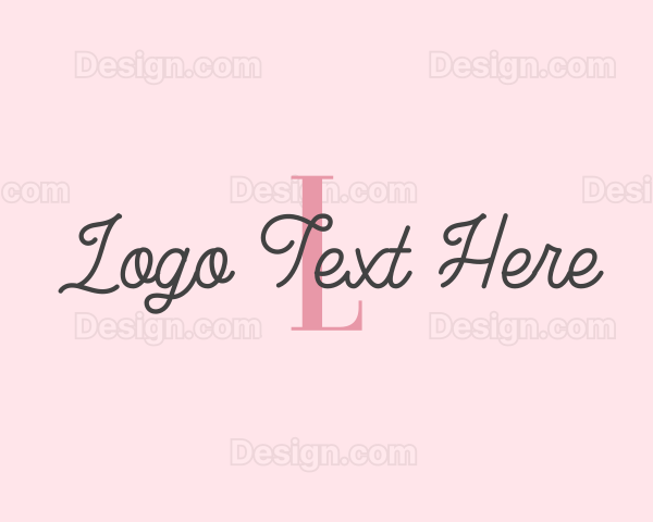 Feminine Brand Beauty Logo