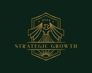 Eagle Falcon Royalty Crest logo