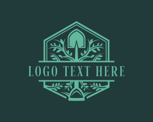 Plant Shovel Gardening logo