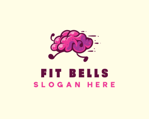 Brain Run Fitness logo design