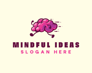 Brain Run Fitness logo design