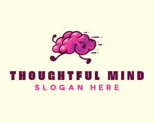 Brain Run Fitness logo design