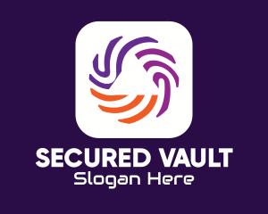 Digital Security ID Application logo design