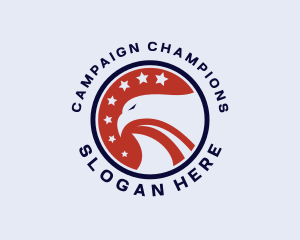 Patriotic Politician Eagle logo