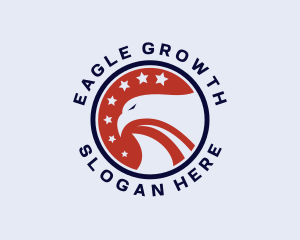 Patriotic Politician Eagle logo design