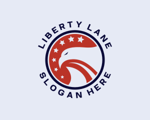 Patriotic Politician Eagle logo