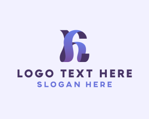 Elegant Ribbon Business Letter H logo