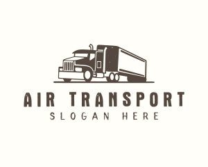 Trucking Transport Logistic logo design