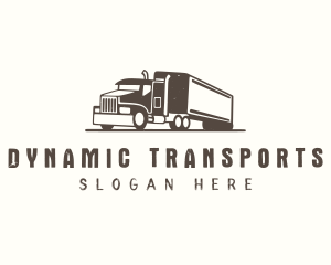 Trucking Transport Logistic logo design