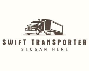 Trucking Transport Logistic logo design