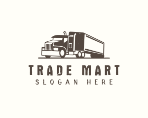 Trucking Transport Logistic logo design