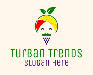 Fruit Guru Turban Man logo