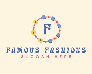 Fashion Bracelet Beads logo design