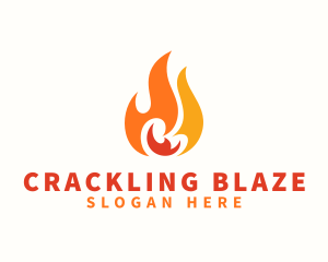 Blazing Thermal Fire logo design