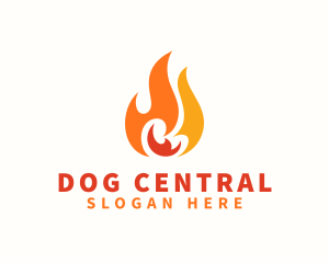 Blazing Thermal Fire logo design