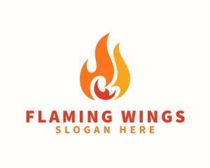 Blazing Thermal Fire logo design