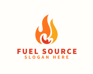 Blazing Thermal Fire logo design