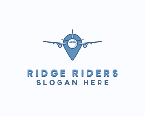 Airplane Travel Navigation logo design