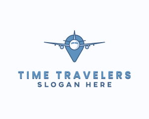 Airplane Travel Navigation logo design