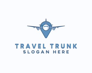 Airplane Travel Navigation logo design