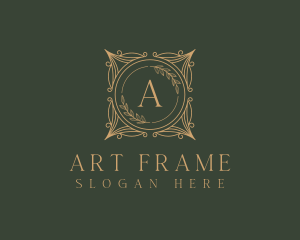 Ornament Boutique Frame logo design