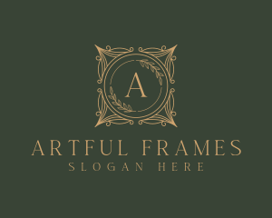 Ornament Boutique Frame logo design