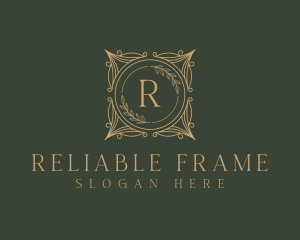 Ornament Boutique Frame logo design