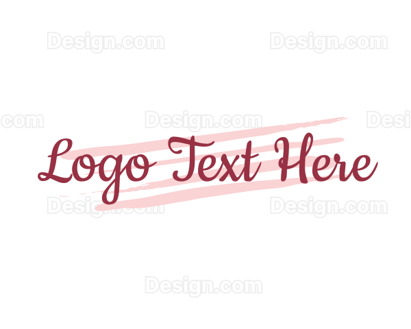 Feminine Style Clothing Logo