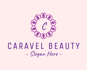 Flower Wellness Beauty Spa logo design