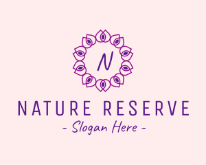 Flower Wellness Beauty Spa logo design