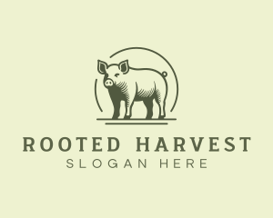 Organic Pig Barn  logo design