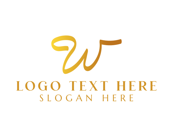 Lettering logo example 1