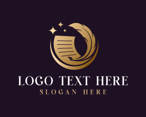 Writing Quill Pen logo