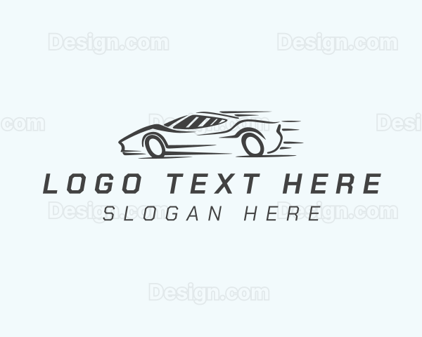 Auto Car Racing Logo