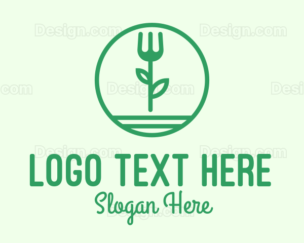 Herbal Organic Restaurant Logo