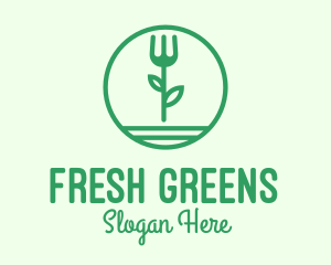 Herbal Organic Restaurant logo design