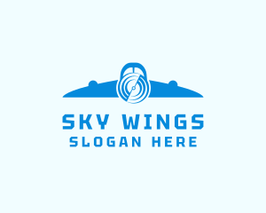 Aircraft Transportation Aviation logo design