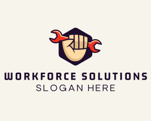 Maintenance Mechanic Handyman logo design