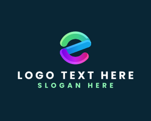 Digital Media Consulting Letter E Logo
