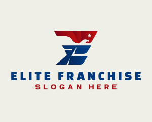 Eagle America Letter E logo design