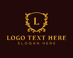 Luxury Floral Crest logo