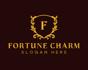 Luxury Floral Crest Logo