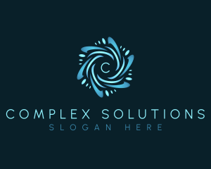 Cooling Fan Ventilation logo design