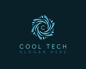 Cooling Fan Ventilation logo design