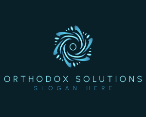 Cooling Fan Ventilation logo design